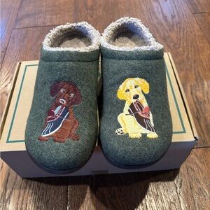 LL Bean Puppies Slippers